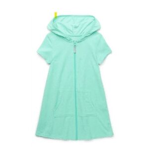 Wonder Nation Hooded Swim Coverup Young Girls MEDIUM 7/8